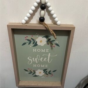 Charming Home Sweet Home Wall Sign